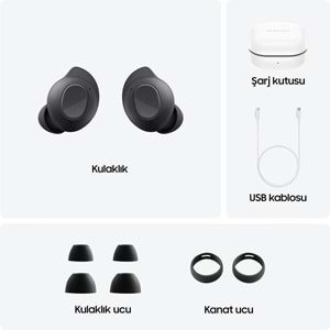 OUTLET Samsung Galaxy Buds FE Kablosuz True Wireless Kulaklık, Grafit