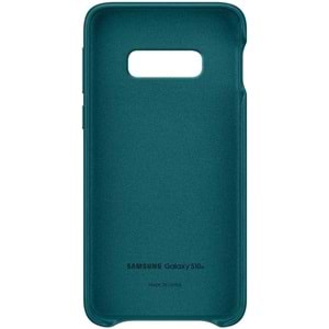 Samsung Galaxy S10e Leather Cover Deri Kılıf, Yeşil EF-VG970LGEGWW