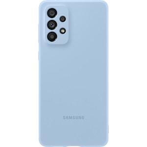 Samsung Galaxy A73 5G Silicone Cover Silikon Kılıf, Mavi EF-PA736T