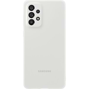 Samsung Galaxy A73 5G Silicone Cover Silikon Kılıf, Beyaz EF-PA736T