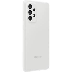 Samsung Galaxy A73 5G Silicone Cover Silikon Kılıf, Beyaz EF-PA736T