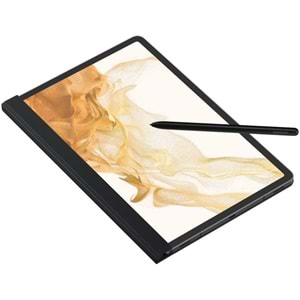 Samsung Galaxy Tab S7 | Tab S8 (11 inç) için Book CoverNote View Cover Not Kılıf, Siyah EF-ZX700
