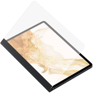 Samsung Galaxy Tab S7 | Tab S8 (11 inç) için Book CoverNote View Cover Not Kılıf, Siyah EF-ZX700