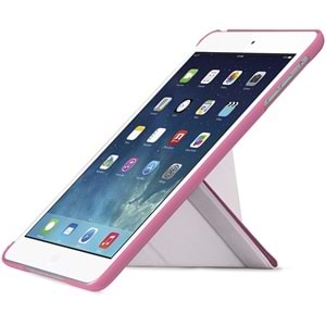 Ozaki Slim-Y iPad Air 1. Nesil A1474, A1475 ve A1476 için Kılıf Uyku Modlu, Fuşya