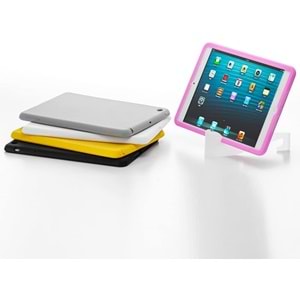 Simplism ipad Mini 1, 2 Ve 3. Nesil (A1432, A1454, A1489, A1490, A1599) Silikon Kılıf + Ekran Koruyucu