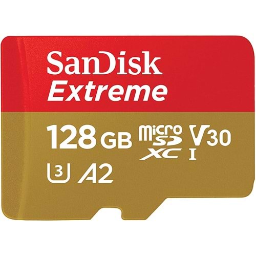 SanDisk Extreme 128GB microSDXC UHS-I Hafıza Kartı (SDSQXA1-128G-GN6MN)
