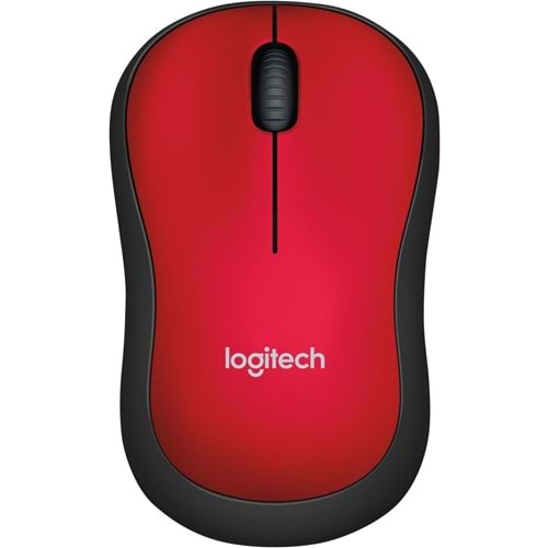 Logitech M185 Kablosuz Mouse, Kırmızı 910-002237