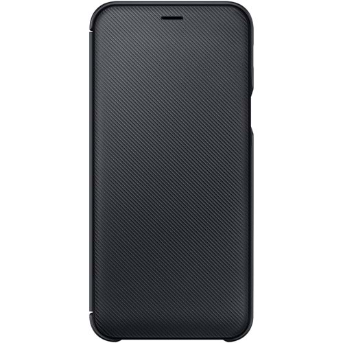 Samsung Galaxy A6 Flip Wallet Kapaklı Cüzdan Kılıf, Siyah EF-WA600CBEGWW