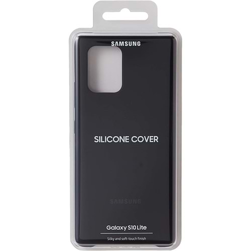 Samsung Galaxy S10 Lite Silikon Cover Kılıf, Siyah EF-PG770TBEGWW