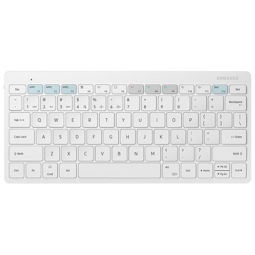 Samsung Smart Keyboard Trio 500 Bluetooth Türkçe Q Klavye, Beyaz EJ-B3400BWEGTR