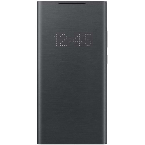 Samsung Galaxy Note 20 Ultra LED View Kapaklı Kılıf, Siyah EF-NN985PBEGTR