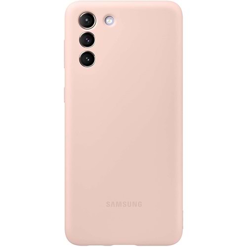 Samsung Galaxy S21+ Plus için Silikon Cover Kılıf, Pembe EF-PG996TPEGWW