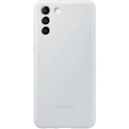 Samsung Galaxy S21+ Plus için Silikon Cover Kılıf, Gri EF-PG996TJEGWW
