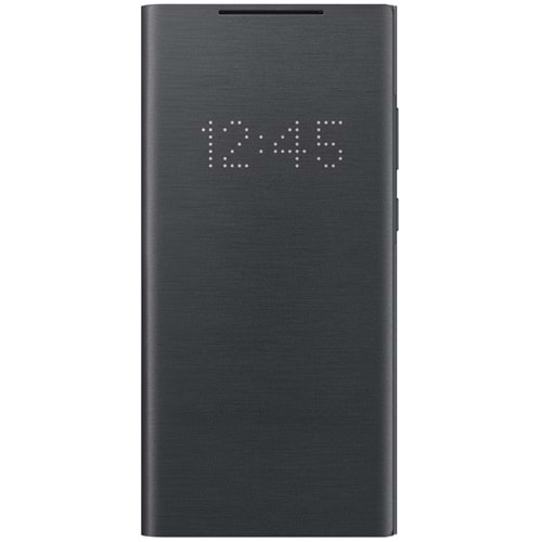 Samsung Galaxy Note 20 LED View Kapaklı Kılıf, Siyah EF-NN980PBEGTR