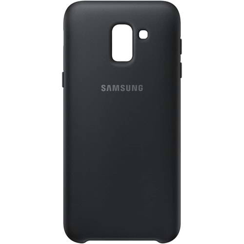 Samsung Galaxy J6 Dual Layer Çift Katmanlı Kılıf, Siyah EF-PJ600CBEGWW