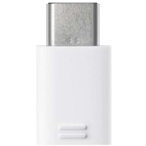 Samsung EE-GN930K Type-C to Micro USB Adapter Tekli, Beyaz (Samsung Türkiye Garantili)
