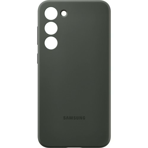 Samsung Galaxy S23+ Plus Silikon Cover, Haki