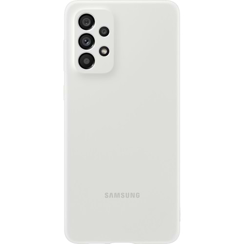 Samsung Galaxy A73 5G Silicone Cover Silikon Kılıf, Beyaz EF-PA736T