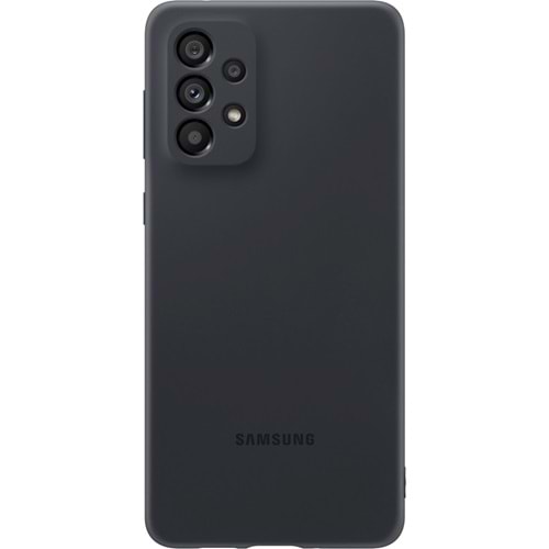 Samsung Galaxy A73 5G Silicone Cover Silikon Kılıf, Siyah EF-PA736T