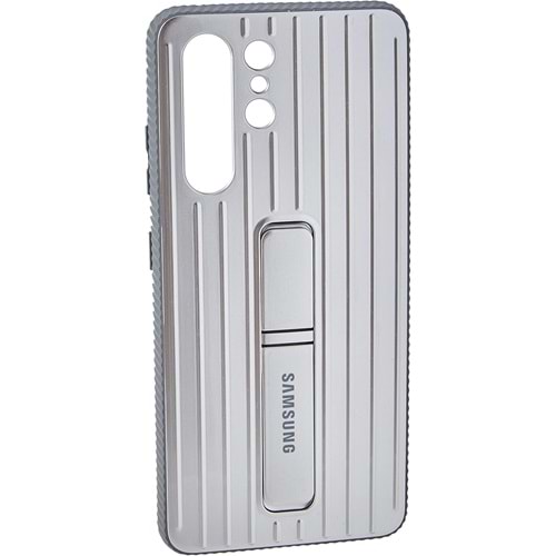 Samsung Galaxy S21 Ultra 5G Protective Standing Cover Kılıf, Gümüş EF-RG991