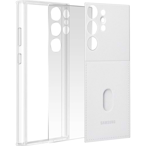 Samsung Galaxy S23 Ultra White Frame Cover, EF-MS918CWEGWW