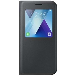 Samsung Galaxy A7 2017 S-View Standing Cover Pencereli Kılıf