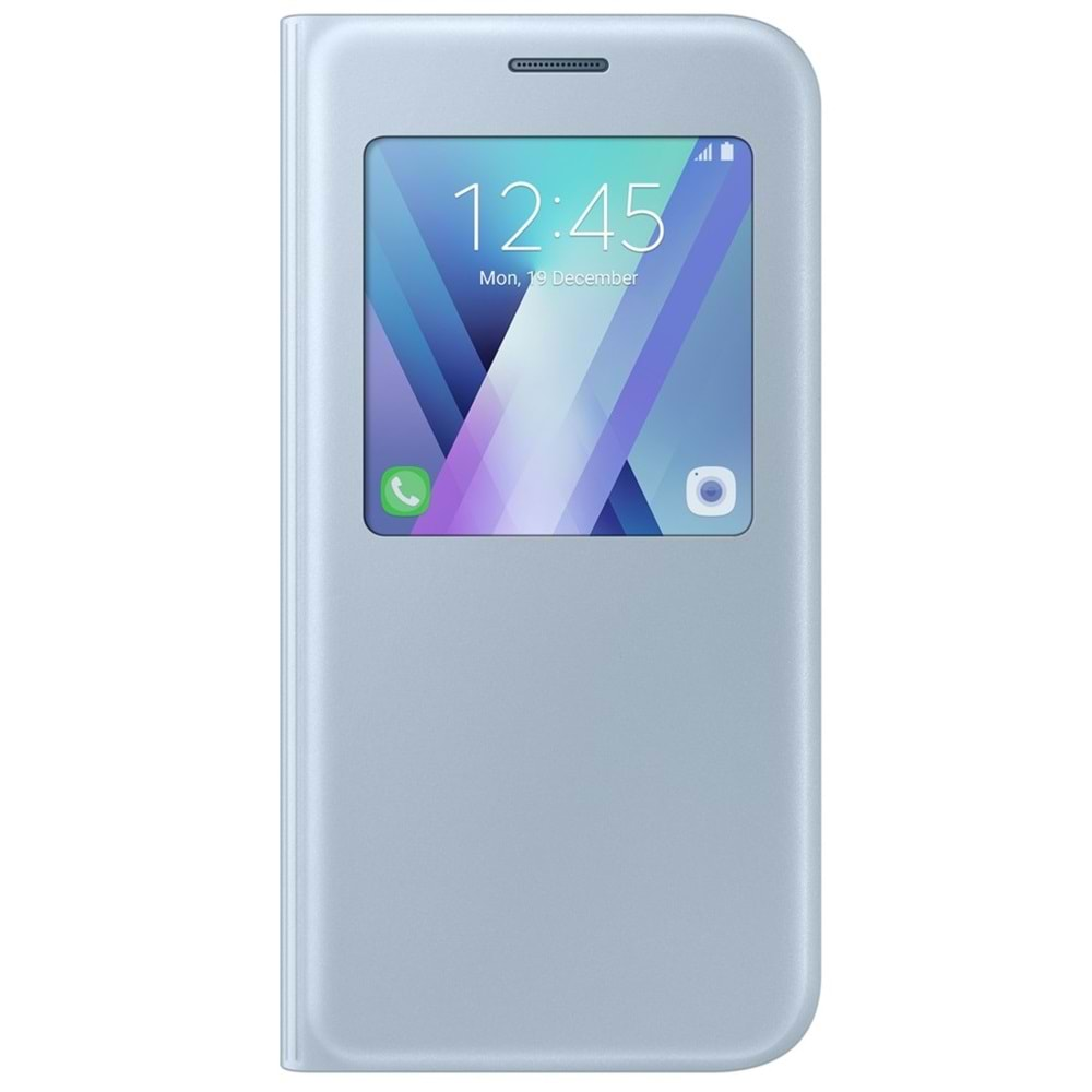 Samsung Galaxy A7 2017 S-View Standing Cover Pencereli Kılıf