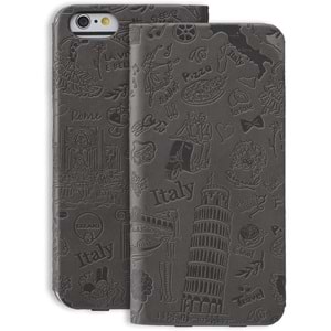 Ozaki Travel iPhone 6 ve 6S için Kapaklı Kılıf, Cüzdan Kılıf