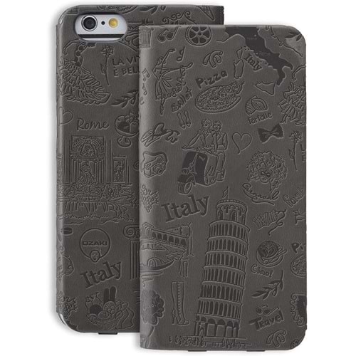 Ozaki Travel iPhone 6 ve 6S için Kapaklı Kılıf, Cüzdan Kılıf