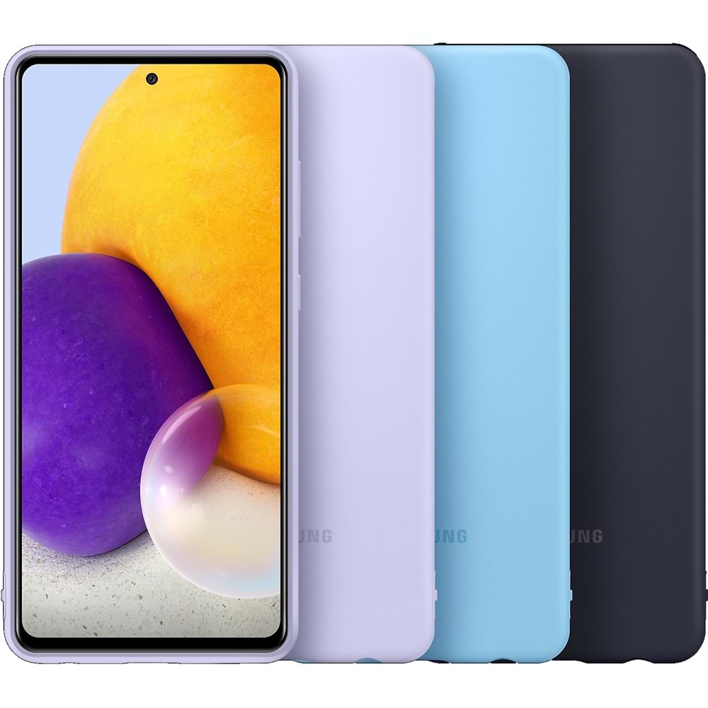 Samsung Galaxy A72 Slim Silikon Kılıf EF-PA725T Silicone Cover