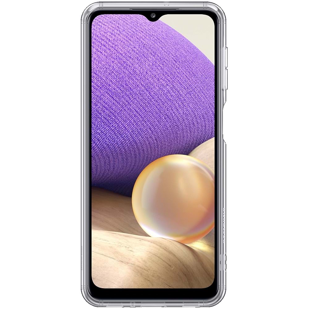 Samsung Galaxy A32 Soft Clear Cover Yumuşak Şeffaf Kılıf EF-QA325T