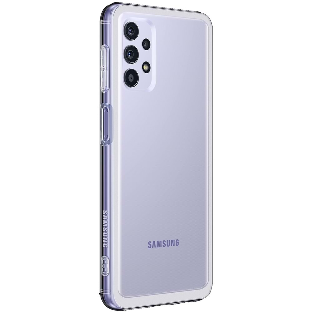 Samsung Galaxy A32 Soft Clear Cover Yumuşak Şeffaf Kılıf EF-QA325T