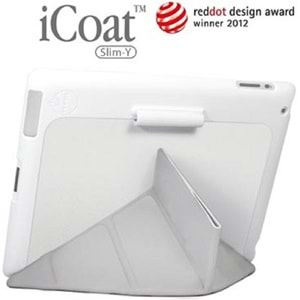 Ozaki icoat 360 iPad 2, 3. ve 4. Nesil (A1395, A1416 ve A1458) için Kılıf ve Stand