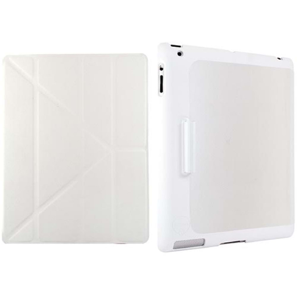 Ozaki icoat 360 iPad 2, 3. ve 4. Nesil (A1395, A1416 ve A1458) için Kılıf ve Stand