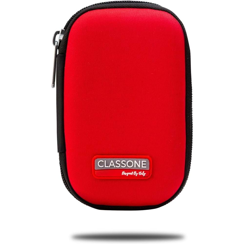 Classone 5.5 inç HD2001 2.5 HDD Taşıma Çantası, Kırmızı