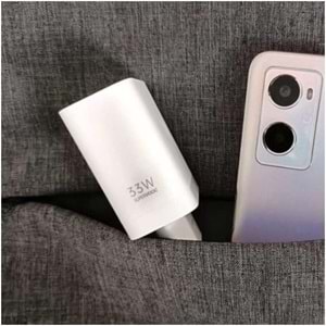 Oppo 33W Power Fast Şarj Adaptörü USB 3.0 Oppo Türkiye Garantili, Beyaz