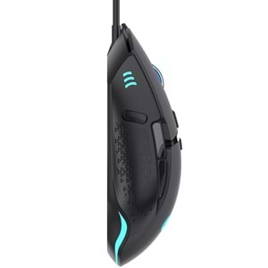 Lenovo Lecoo MG1101 Kablolu RGB LED Aydınlatmalı 6400DPI 8 Tuşlu Gaming Mouse Siyah