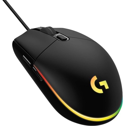 Logitech G203 Lightsync RGB Aydınlatmalı 8.000 DPI Kablolu Oyuncu Mouse, Siyah