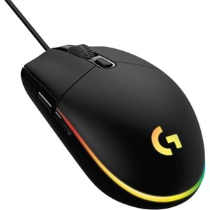 Logitech G102 Lightsync RGB Aydınlatmalı 8.000 DPI Kablolu Oyuncu Mouse, Siyah