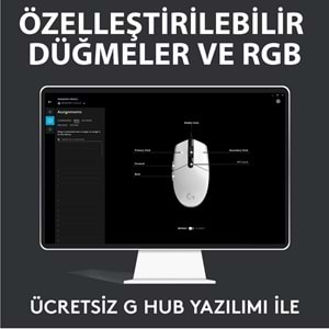 Logitech G102 Lightsync RGB Aydınlatmalı 8.000 DPI Kablolu Oyuncu Mouse, Siyah