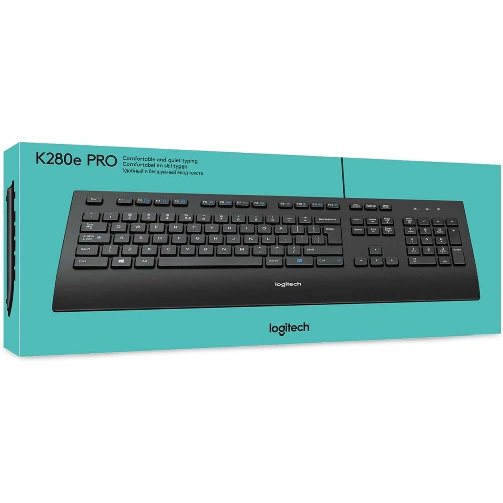 Logitech K280e Pro Kurumsal Kablolu Klavye