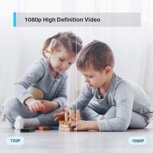 TP-Link Tapo C200 Full HD 1080p Gece Görüşlü 128 GB Micro SD Destekli Wi-Fi Pan Tilt Güvenlik Kamerası