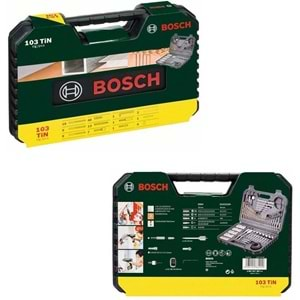 Bosch V-Line 103 Parça Matkap ve Vidalama Karışık Aksesuar Seti, 2607017367