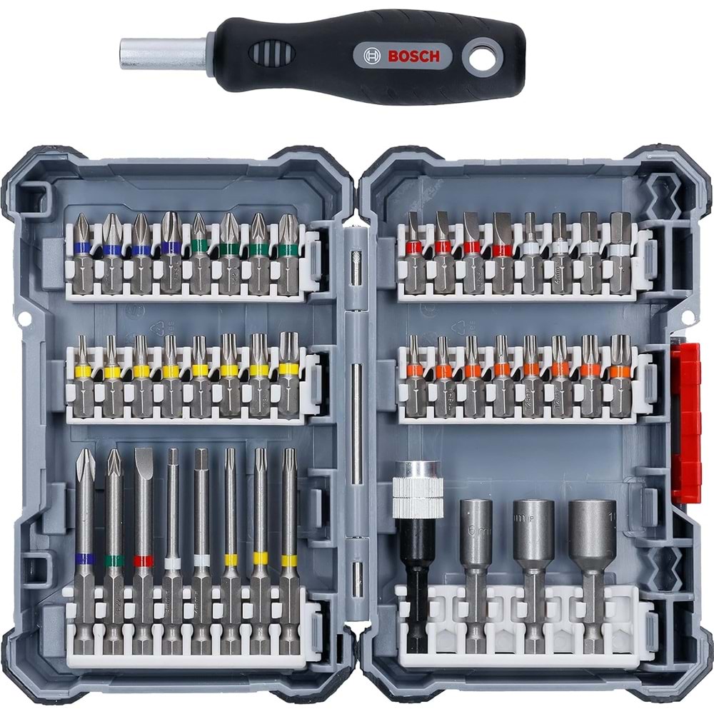 Bosch Profesyonel Vidalama Ucu Seti 44+1 Parça 2607017692