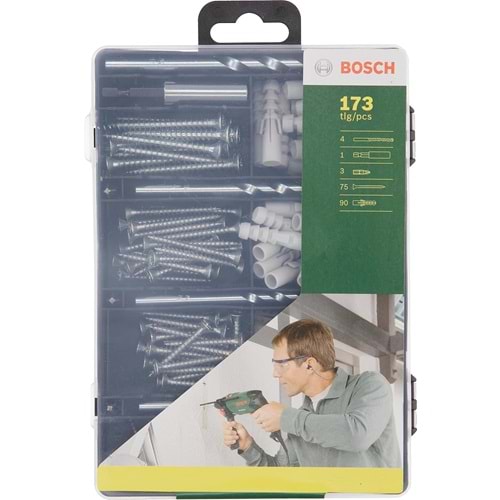 Bosch 173 Parça Dübel Matkap Ucu Seti 2607019511
