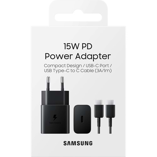 Samsung EP-T1510X 15 Watt Adaptif Type-C Hızlı Şarj Aleti Tip C (Kablolu)