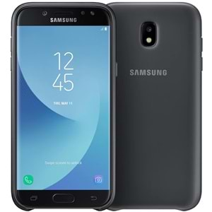 Samsung Galaxy J5 Pro Dual-layer Çift Katlı Koruyucu Kılıf, Siyah EF-PJ530CBEGME