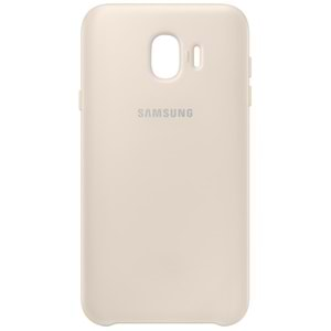 Samsung Galaxy J4 Dual Layer Çift Katmanlı Kılıf, Gold EF-PJ400CFEGWW