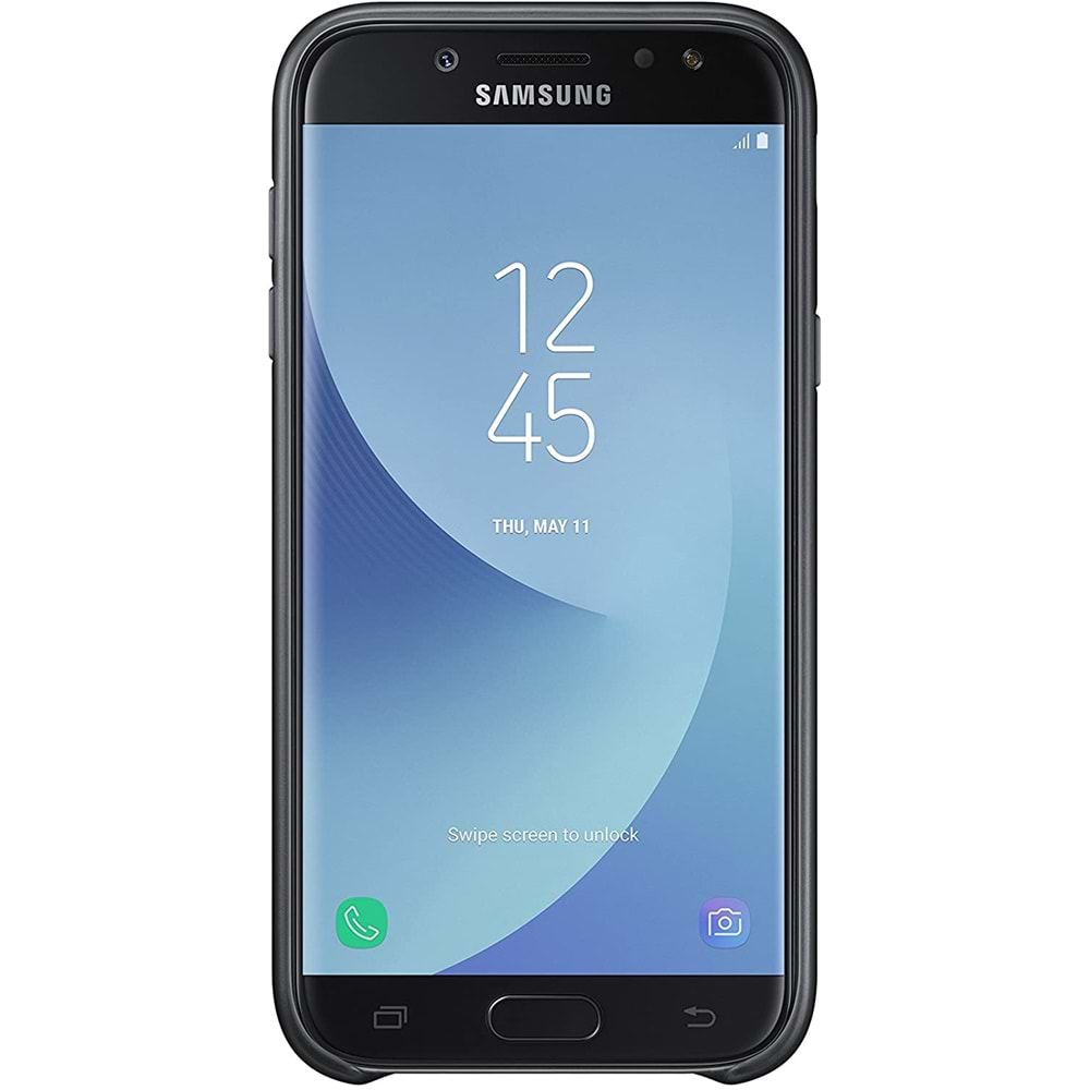 Samsung Galaxy J5 2017 Dual-layer Çift Katlı Koruyucu Kılıf, Siyah EF-PJ530CBEGWW