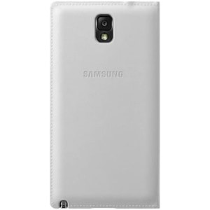 Samsung Galaxy Note 3 N9000 Flip Wallet Cüzdan Kılıf, Beyaz